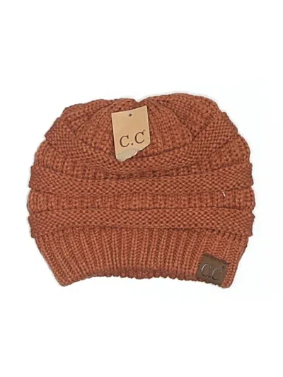 C.c Exclusives Beanie Hat In Brown