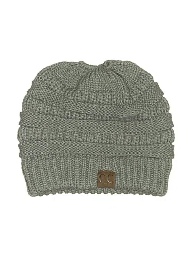 Pre-owned C.c Exclusives Beanie Hat In Gray