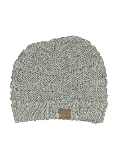 Pre-owned C.c Exclusives Beanie Hat In Gray