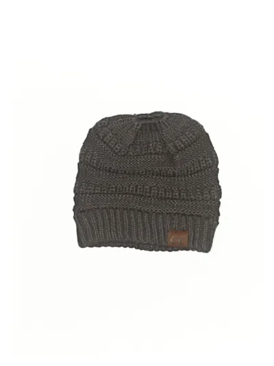 Pre-owned C.c Exclusives Beanie Hat In Gray