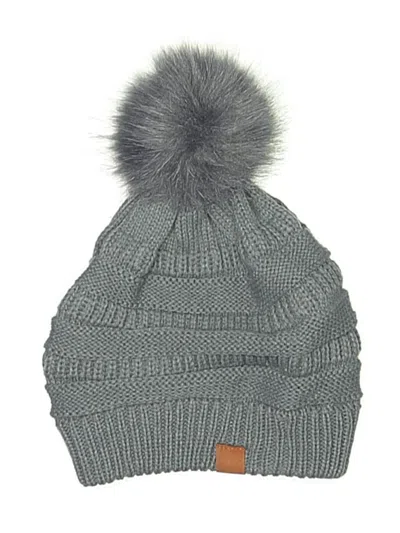 Pre-owned C.c Exclusives Beanie Hat In Gray