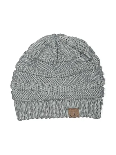 Pre-owned C.c Exclusives Beanie Hat In Gray