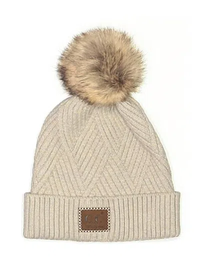Pre-owned C.c Exclusives Beanie Hat In Gray