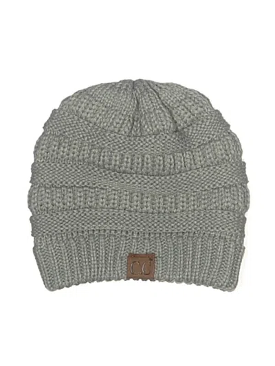 Pre-owned C.c Exclusives Beanie Hat In Gray
