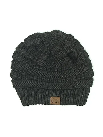 Pre-owned C.c Exclusives Beanie Hat In Green