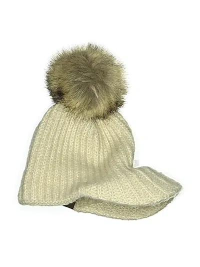 Pre-owned C.c Exclusives Beanie Hat In Ivory