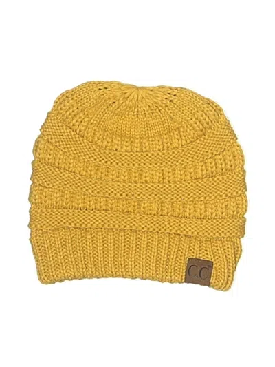 Pre-owned C.c Exclusives Beanie Hat In Orange