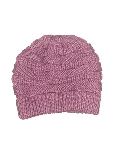 Pre-owned C.c Exclusives Beanie Hat In Purple
