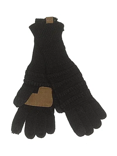 Pre-owned C.c Exclusives Gloves In Black