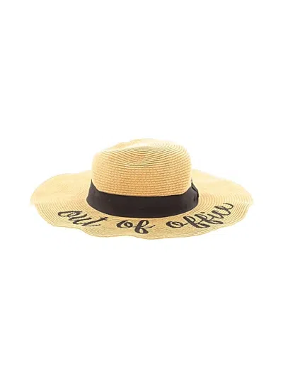 Pre-owned C.c Exclusives Sun Hat In Yellow