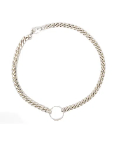 Cc-steding Heart-ring Bracelet In Silver