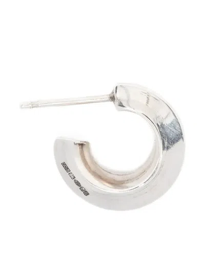 Cc-steding Twisted Earrings In Silver