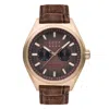 Cccp Men's Shchuka 45mm Quartz Watch In Brown