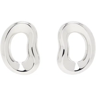 C.chesnais Shima Earrings In Silver