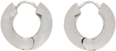 C.chesnais Silver Petit Wave Earrings