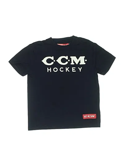 Pre-owned Ccm Kids'  Short Sleeve T-shirt In Black