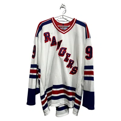 Pre-owned Ccm X Nhl Vintage Wayne Gretzky 99 New York Rangers Starter Hockey In White