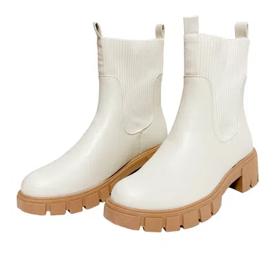 Ccocci Chelsea Boot In Off White