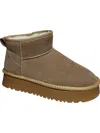 Ccocci Margot Chunky Platorm Mini Boot In Camel In Brown