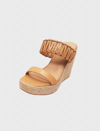 Ccocci Women's Atlas Wedge Sandal In Natural In Brown