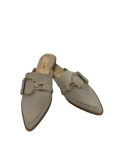 Ccocci Women's Backless Flat Mules In Taupe