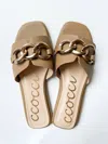 Ccocci Women's Matte Details Sandal In Beige In Brown