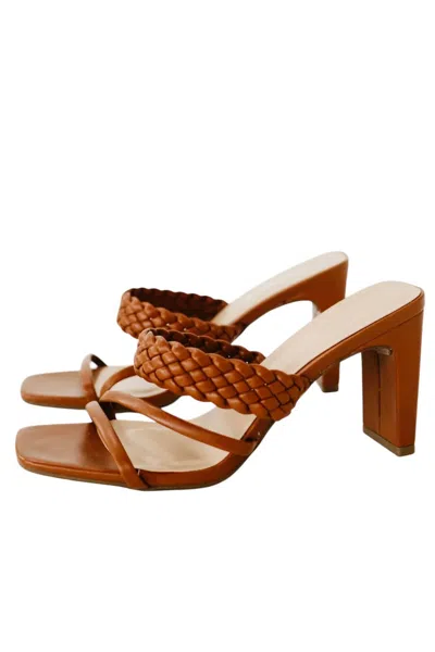 Ccocci Women's Carmen Double Strap Heel In Tan In Multi