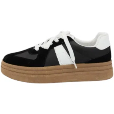 Ccocci Women's Harper Platform Tennis Sneakers In Black/white In Multi