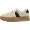 Ccocci Women's Harper Platform Tennis Sneakers In Nude/ White In Neutral