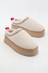 Ccocci Women's Isaac Platform Sherpa Slipper In Off White