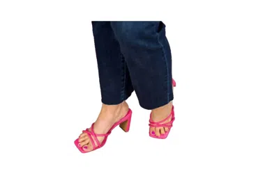 Ccocci Women Jenna Strap Heel In Pink