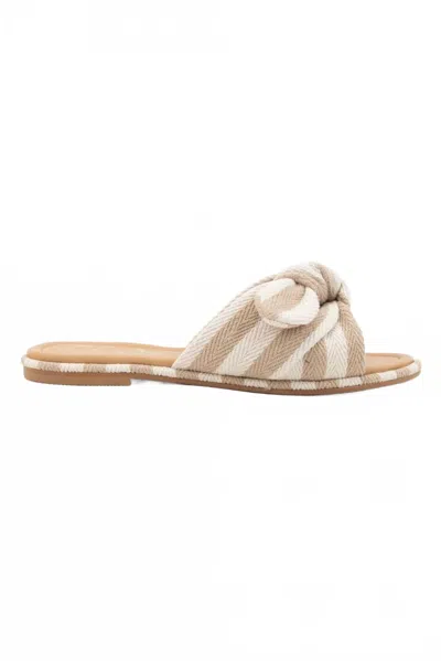 Ccocci Women's Knotted Bow Sandals In Taupe In Neutral