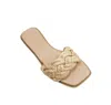 Ccocci Women's Living The Good Life Raffia Sandal In Natural