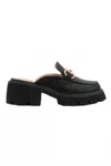 Ccocci Women's Lynn Chunky Loafer In Black In Black
