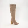 Ccocci Women's Nicole Boots In Taupe In Grey