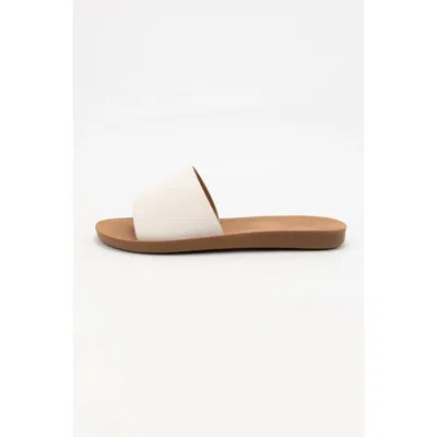 Ccocci Women's Step Up Slides In Nude In White