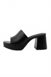 Ccocci Women's Throw Back To Y Two K Sandal In Black In Black