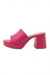 Ccocci Women's Throw Back To Y Two K Sandal In Hot Pink In Pink