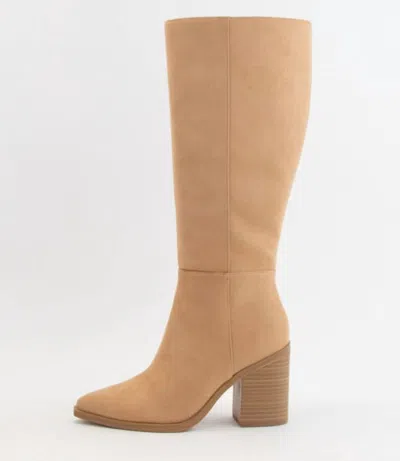 Ccocci Women's Vapor Tall Boot In Light Blonde In Brown
