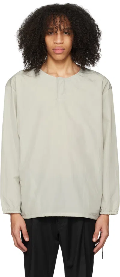 Ccp Gray Back Pk Sweatshirt In Light Grey
