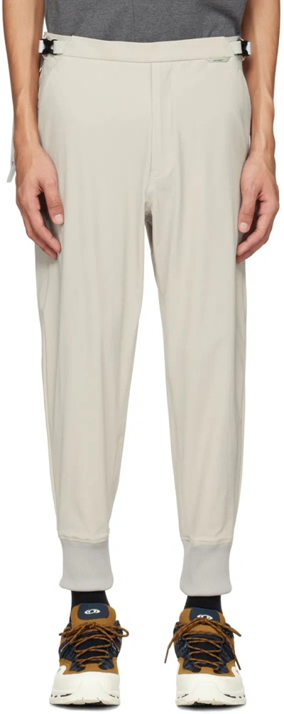 Ccp Gray Ventilation Lounge Pants In Light Grey