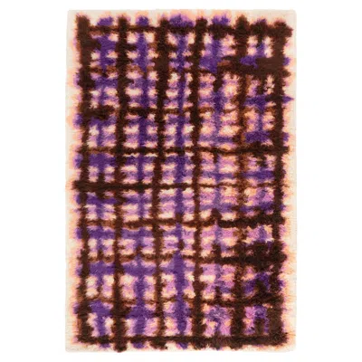 Pre-owned Cc-tapis Cc Tapis Grandma Pattern Rug By Rop Van Mierlo In Stock In Brown
