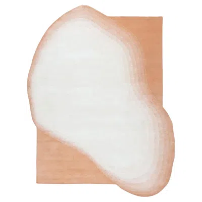 Pre-owned Cc-tapis Chroma Spill Rug Designed By Germans Ermi?s In Stock In Sand