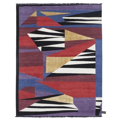 Pre-owned Cc-tapis Contemporary Razor Standard Rug In Gray