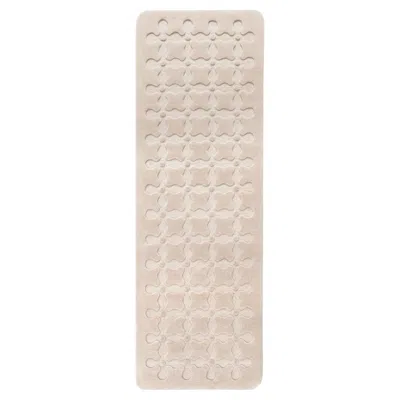 Pre-owned Cc-tapis Criss Cross Runner Handmade Rug In Butter By India Mahdavi In Sand