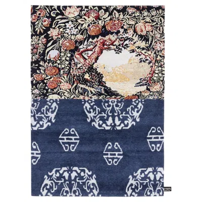 Pre-owned Cc-tapis Cross 'me' Knot B  Handmade Rug By Ctrlzak Studio In Black