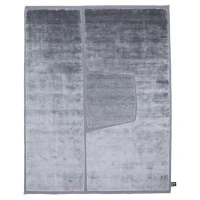 Pre-owned Cc-tapis Cut Out Monocromo Rug Ice By A. Parisotto And M. Formenton In Gray