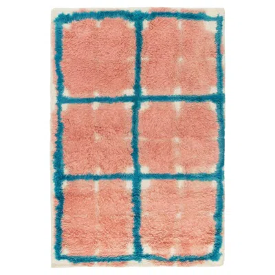 Pre-owned Cc-tapis Grandma Pattern 4 Handmade Rug By Rop Van Mierlo In Sand