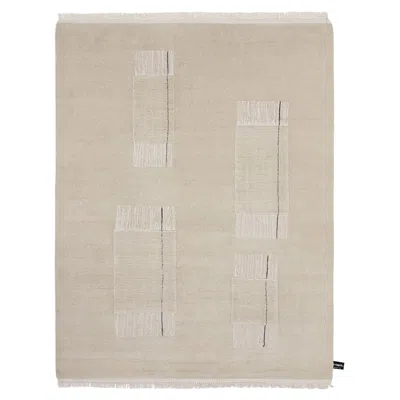 Pre-owned Cc-tapis Inventory Thread Rug In Standard By Faye Toogood In Sand
