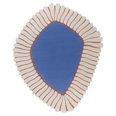 Pre-owned Cc-tapis M'ama Non M'ama Large Handmade Rug In Frost / Blue By Patricia Urquiola